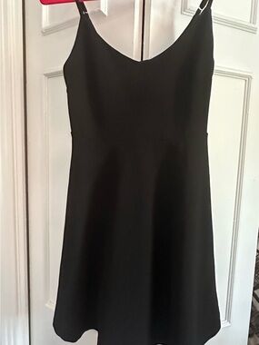 Lulu's Black Spaghetti Strap Mini Dress